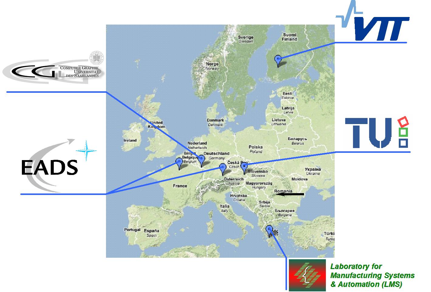 VISION Consortium Map